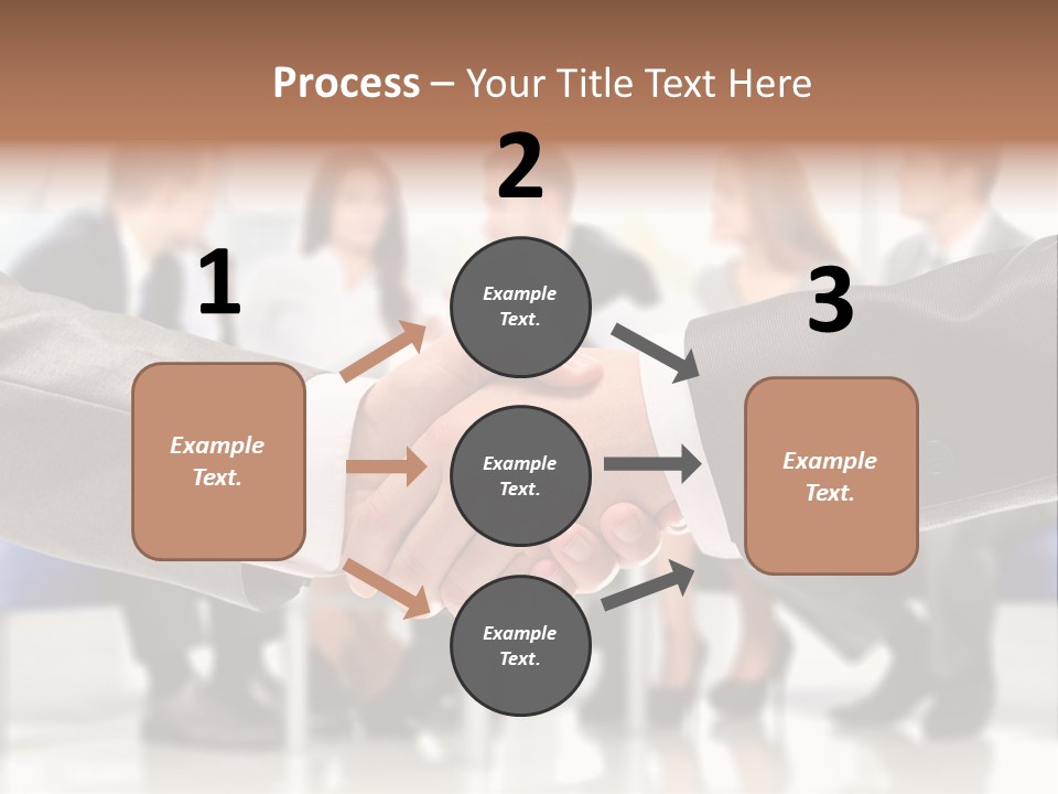 Partnership Unite Closeup PowerPoint Template