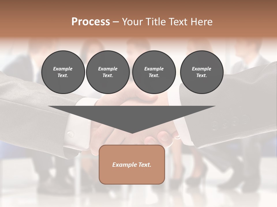 Partnership Unite Closeup PowerPoint Template