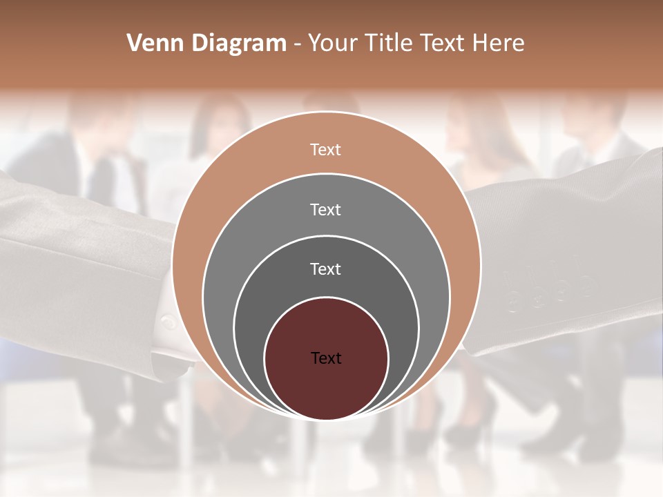 Partnership Unite Closeup PowerPoint Template