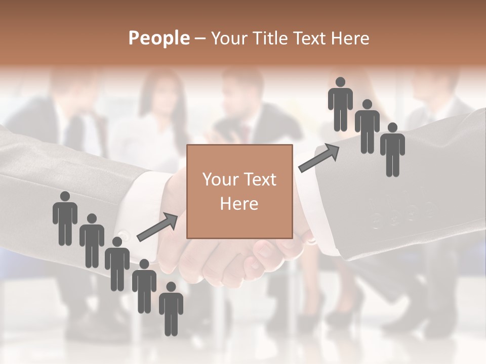 Partnership Unite Closeup PowerPoint Template