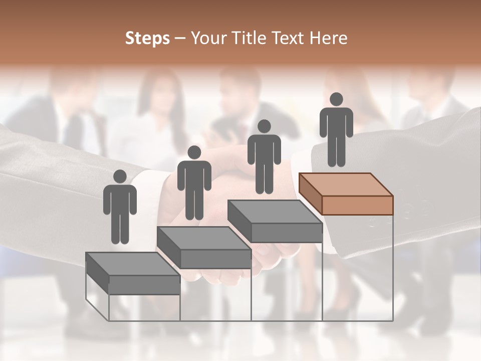 Partnership Unite Closeup PowerPoint Template