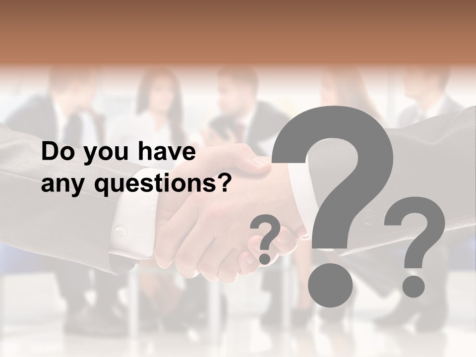 Partnership Unite Closeup PowerPoint Template