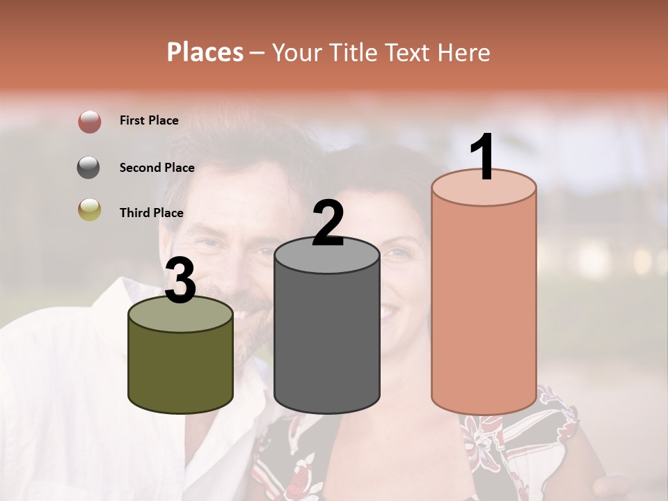 Romantic Embracing Candid PowerPoint Template