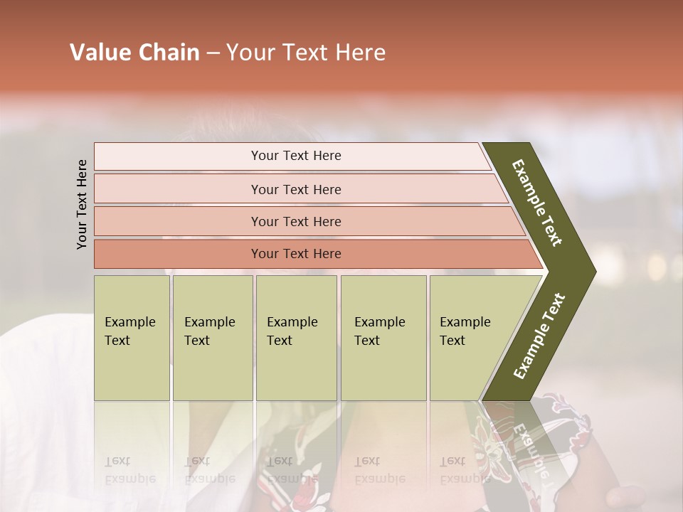 Romantic Embracing Candid PowerPoint Template
