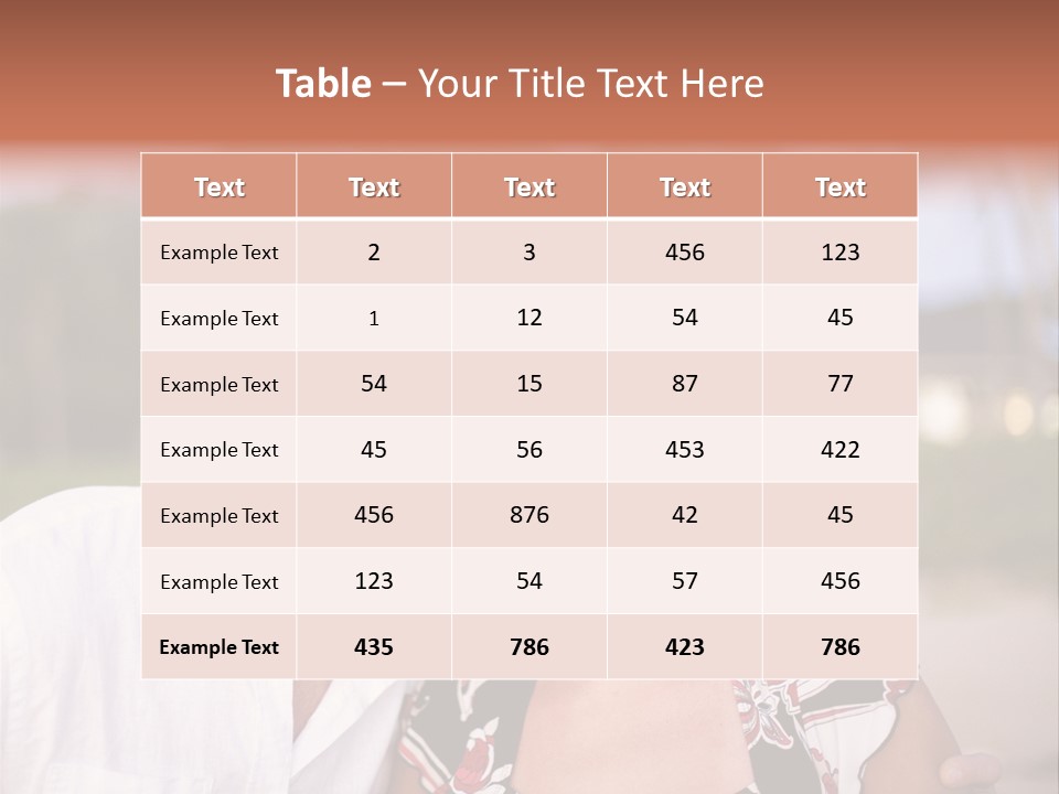 Romantic Embracing Candid PowerPoint Template