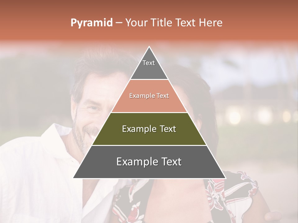 Romantic Embracing Candid PowerPoint Template