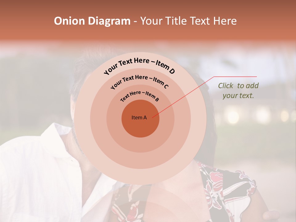 Romantic Embracing Candid PowerPoint Template