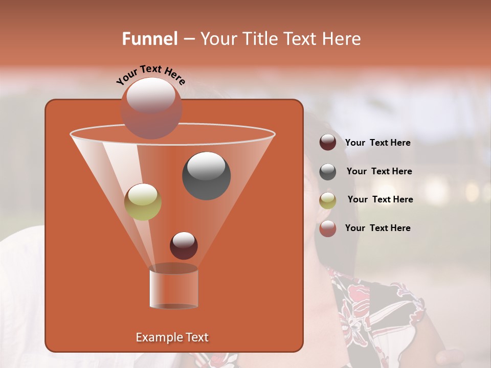 Romantic Embracing Candid PowerPoint Template