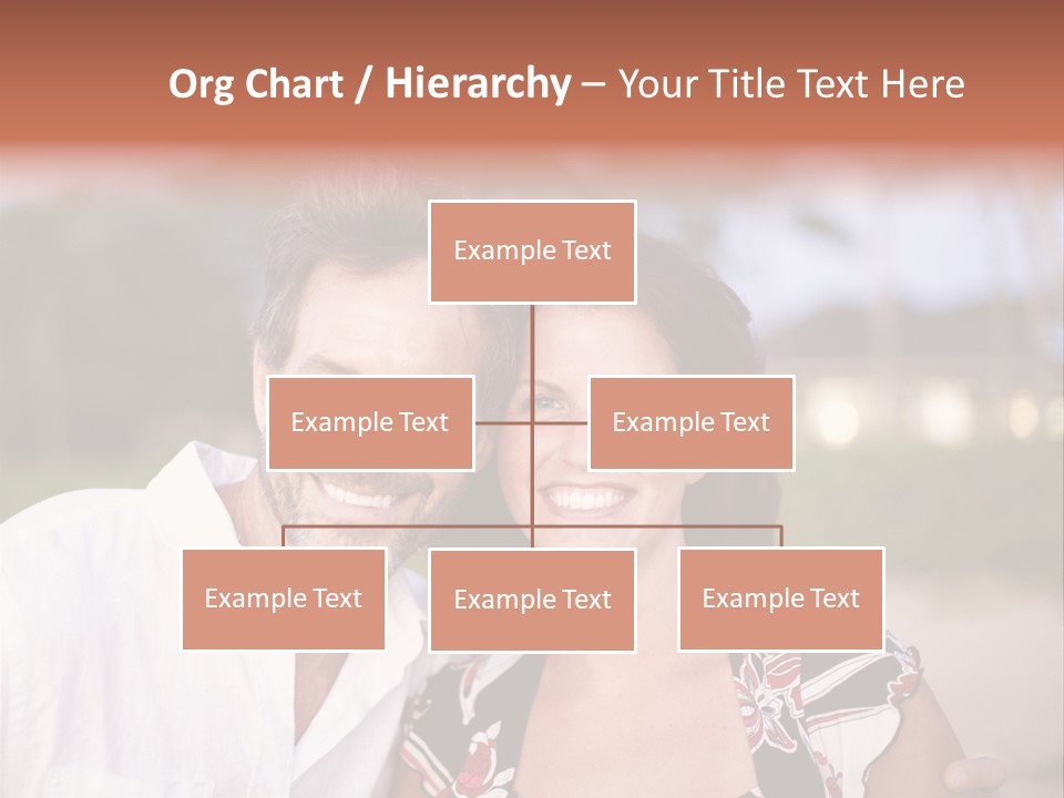 Romantic Embracing Candid PowerPoint Template