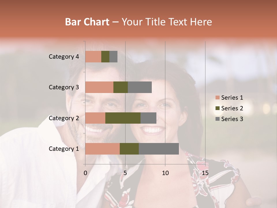 Romantic Embracing Candid PowerPoint Template