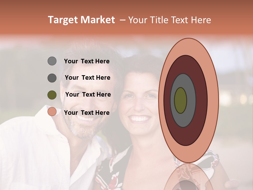 Romantic Embracing Candid PowerPoint Template