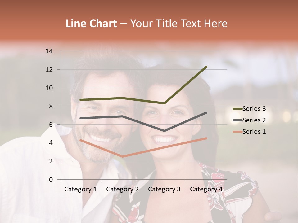 Romantic Embracing Candid PowerPoint Template