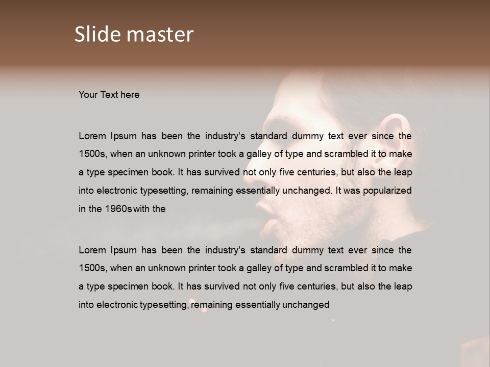 Ridiculous Successful Guy Sparkle PowerPoint Template