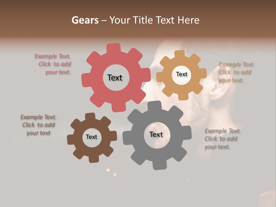 Ridiculous Successful Guy Sparkle PowerPoint Template