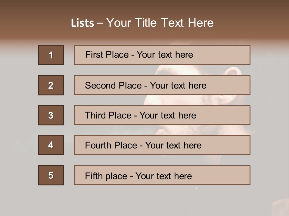 Ridiculous Successful Guy Sparkle PowerPoint Template