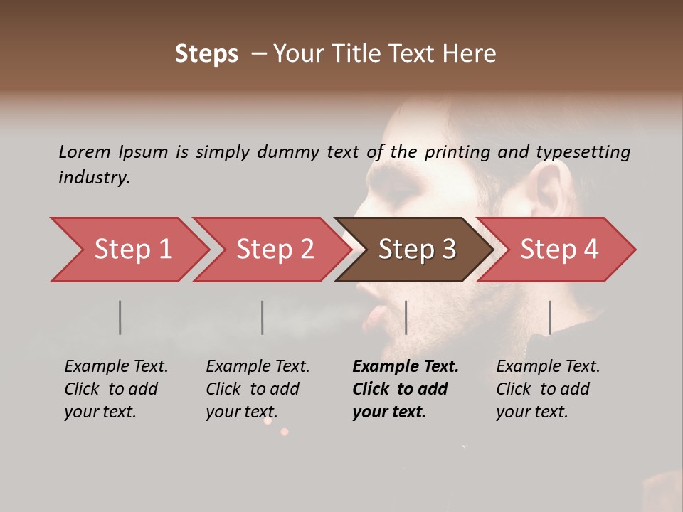 Ridiculous Successful Guy Sparkle PowerPoint Template