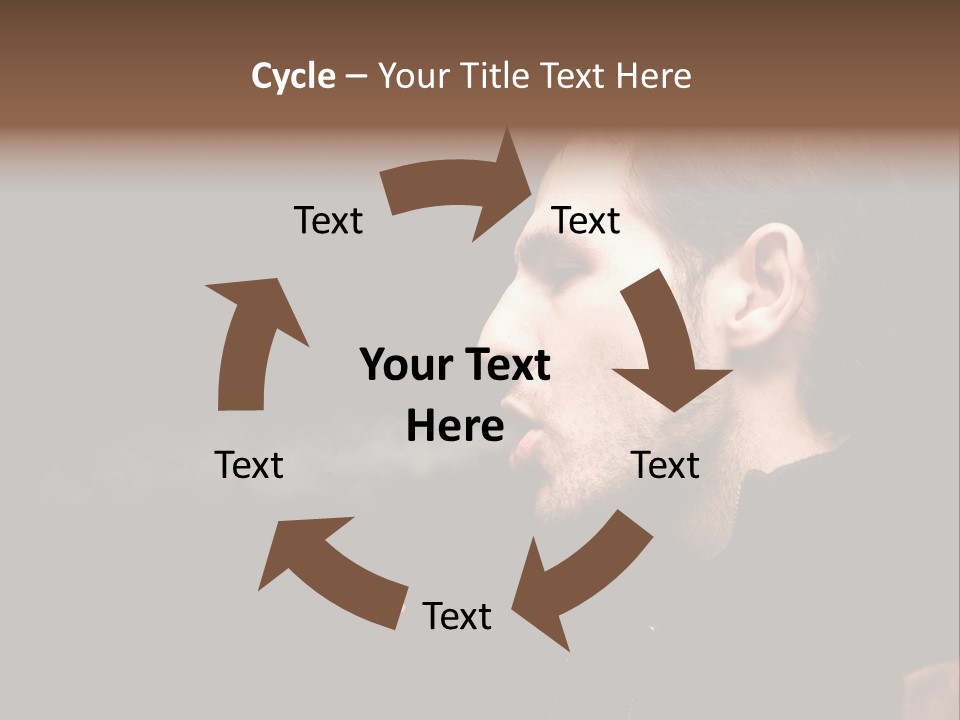 Ridiculous Successful Guy Sparkle PowerPoint Template