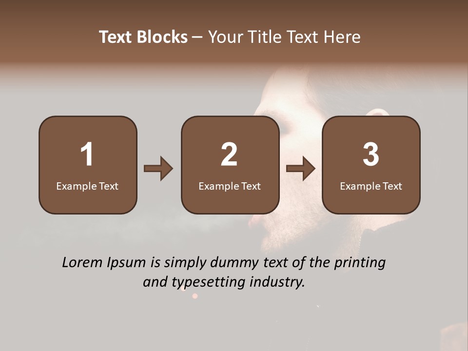 Ridiculous Successful Guy Sparkle PowerPoint Template