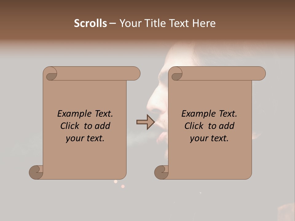 Ridiculous Successful Guy Sparkle PowerPoint Template