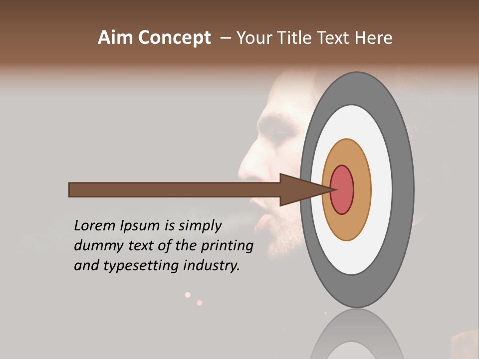 Ridiculous Successful Guy Sparkle PowerPoint Template