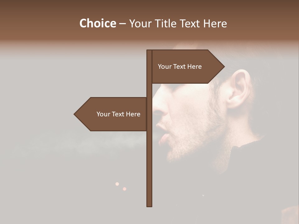 Ridiculous Successful Guy Sparkle PowerPoint Template