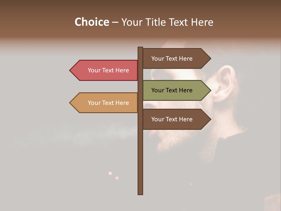 Ridiculous Successful Guy Sparkle PowerPoint Template