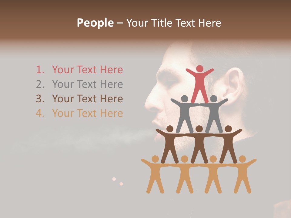 Ridiculous Successful Guy Sparkle PowerPoint Template