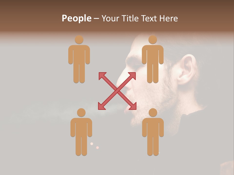 Ridiculous Successful Guy Sparkle PowerPoint Template