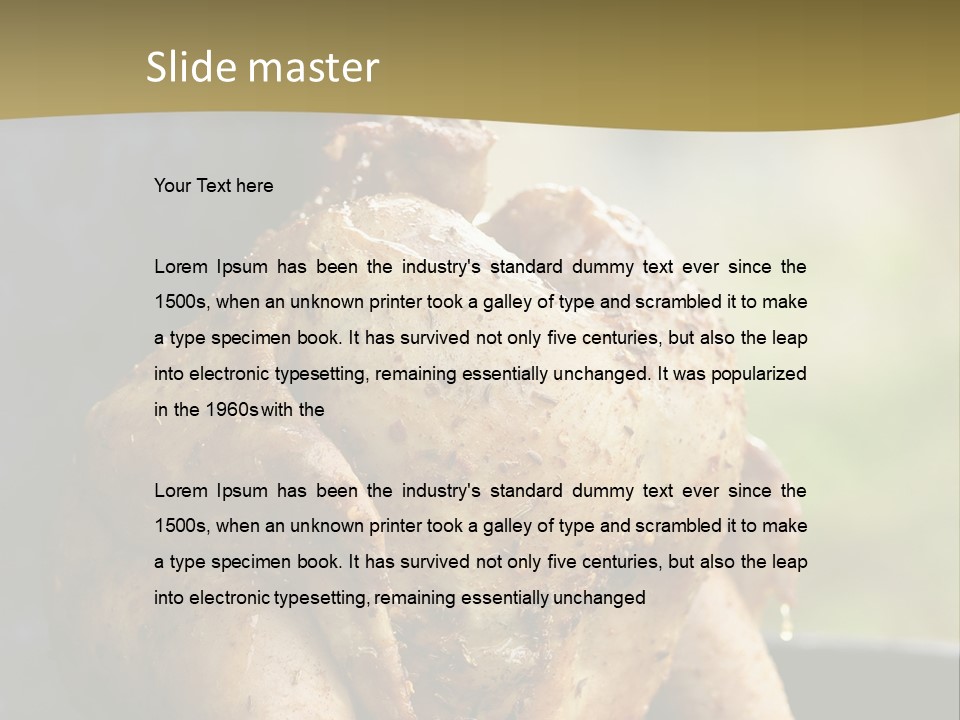 Man Hilarious Happy Grin PowerPoint Template