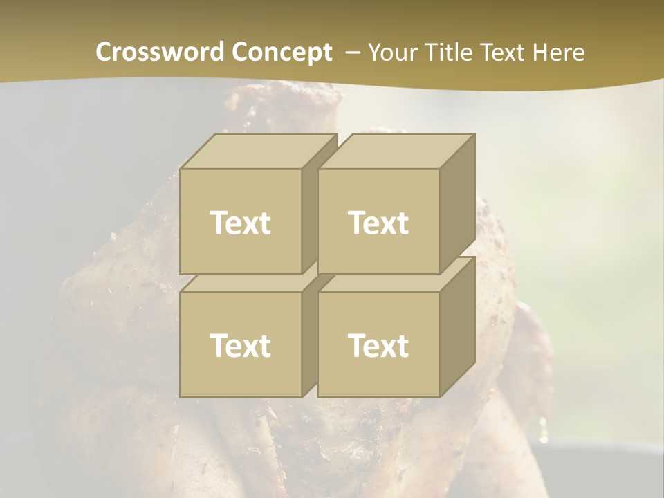 Man Hilarious Happy Grin PowerPoint Template
