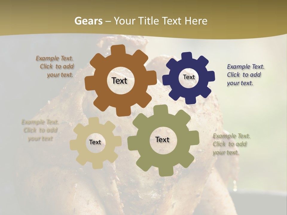 Man Hilarious Happy Grin PowerPoint Template