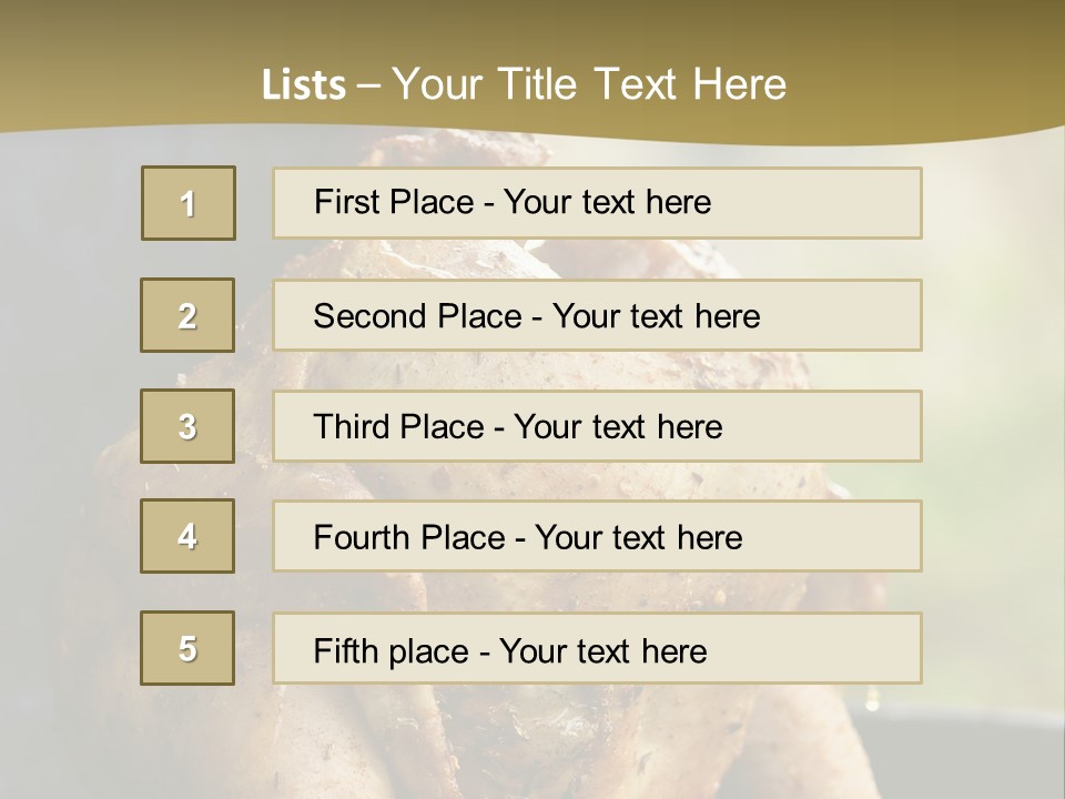 Man Hilarious Happy Grin PowerPoint Template