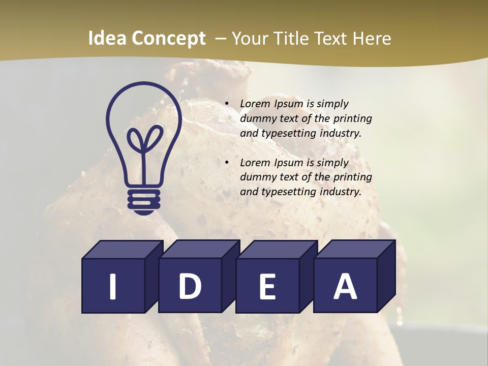 Man Hilarious Happy Grin PowerPoint Template