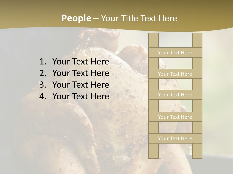 Man Hilarious Happy Grin PowerPoint Template