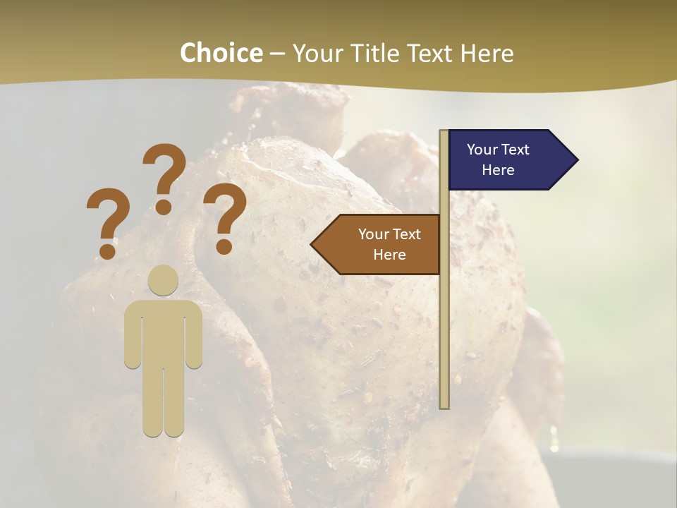 Man Hilarious Happy Grin PowerPoint Template