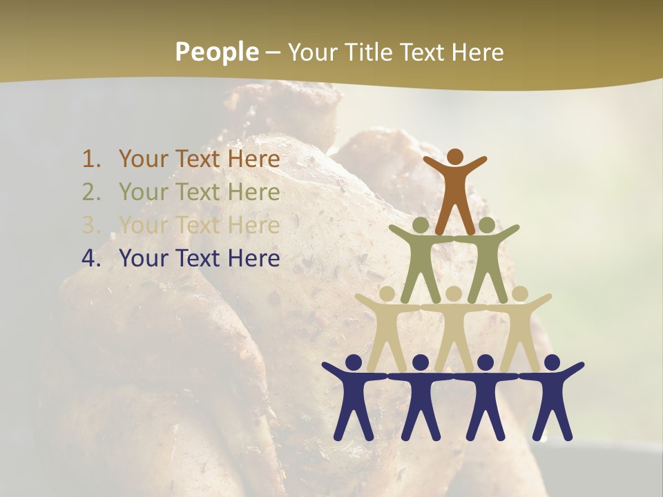 Man Hilarious Happy Grin PowerPoint Template