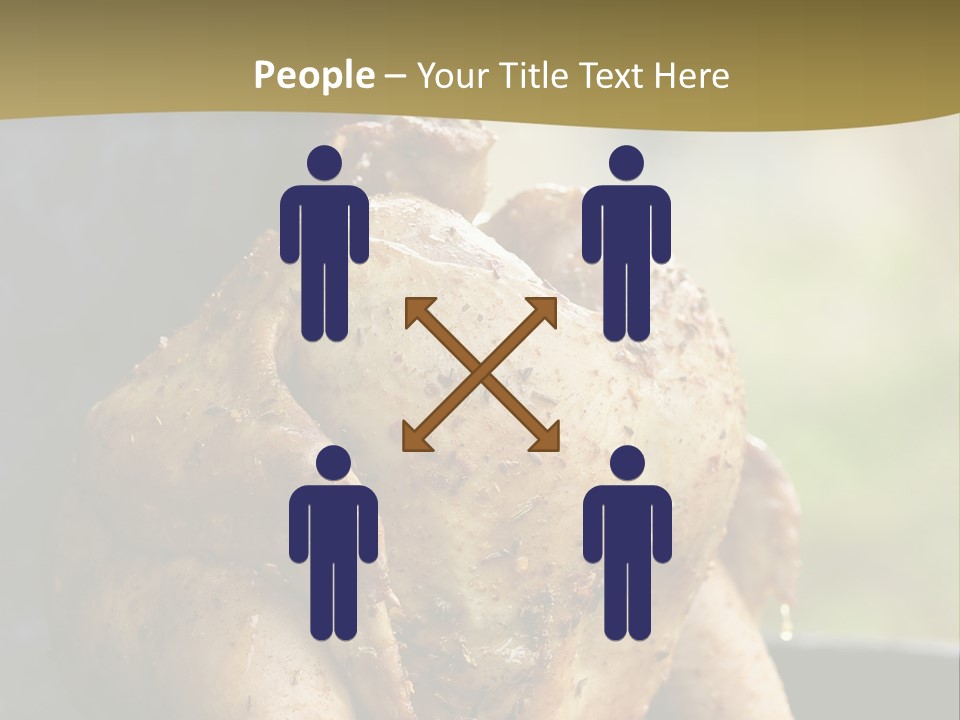 Man Hilarious Happy Grin PowerPoint Template