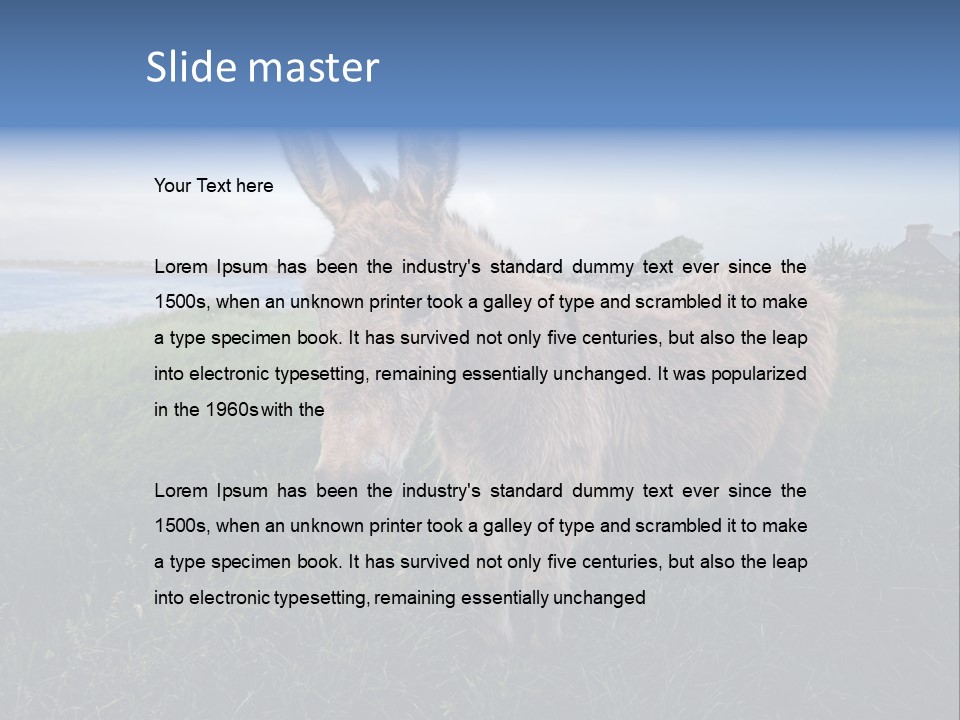 Clean Cut North American Boss PowerPoint Template