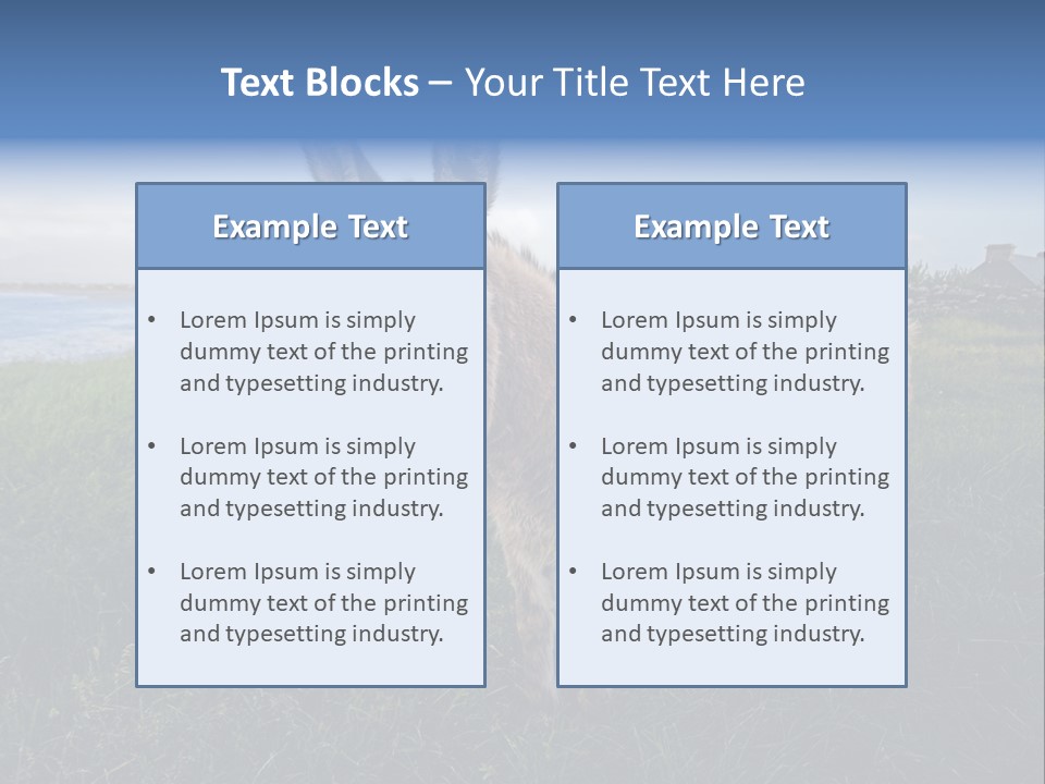 Clean Cut North American Boss PowerPoint Template