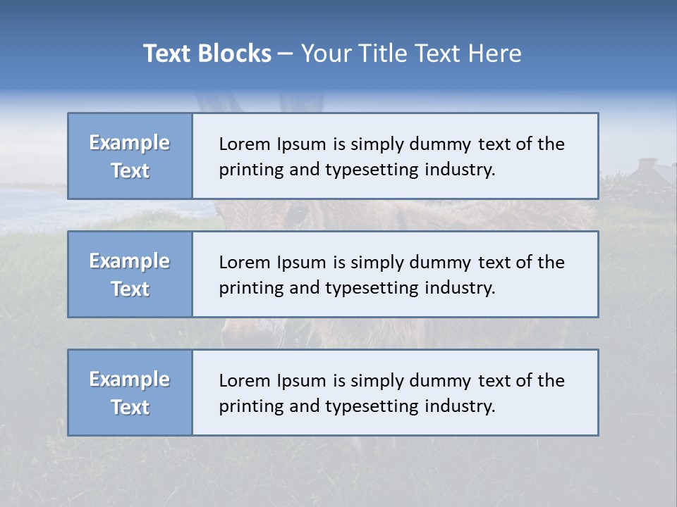 Clean Cut North American Boss PowerPoint Template