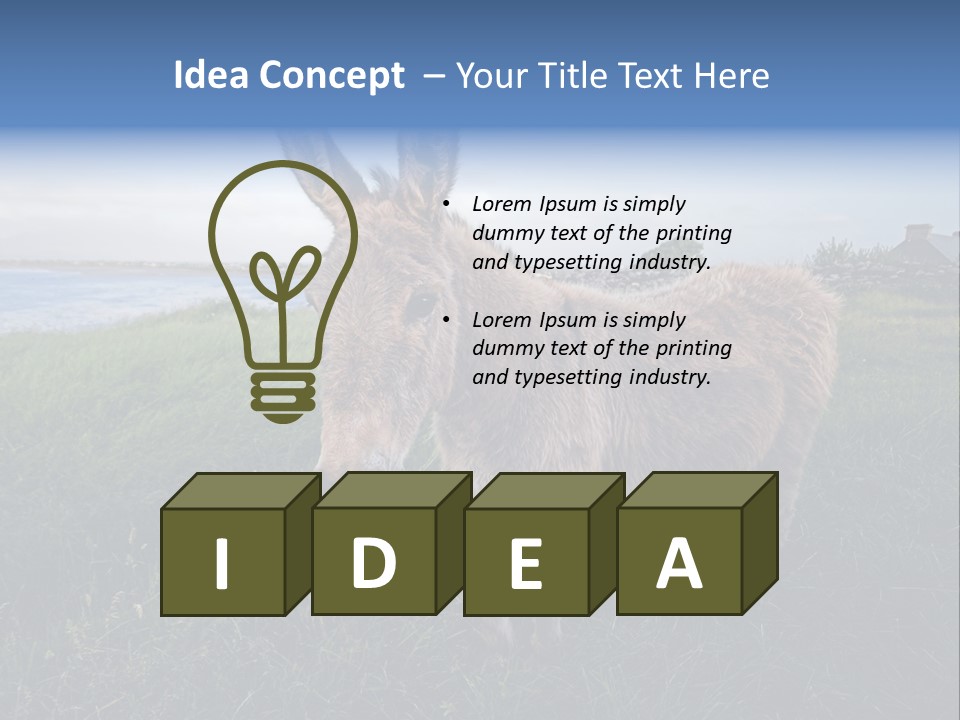 Clean Cut North American Boss PowerPoint Template