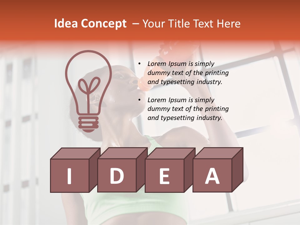 Humorous Sparkle Natural PowerPoint Template