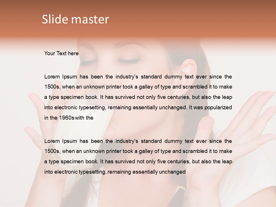 Tropical Beard Real PowerPoint Template