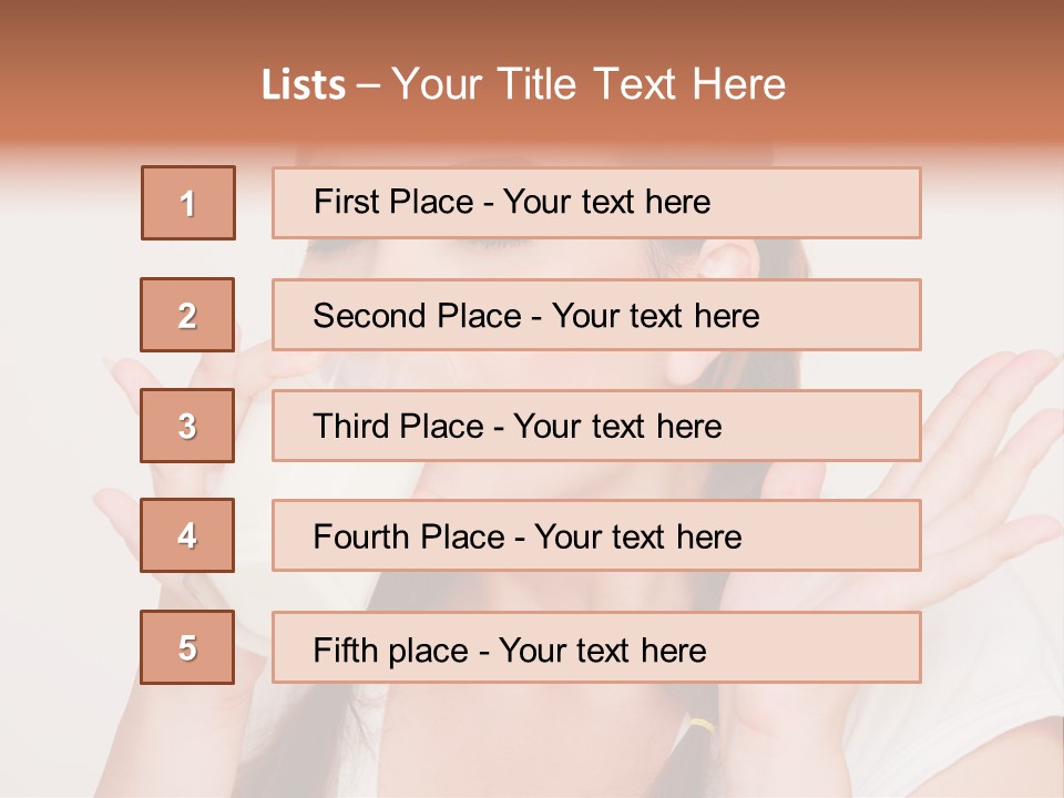 Tropical Beard Real PowerPoint Template