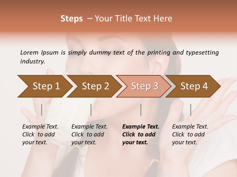 Tropical Beard Real PowerPoint Template