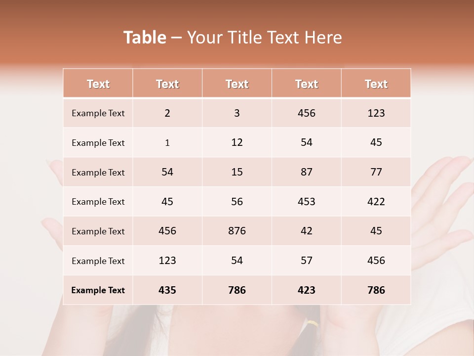 Tropical Beard Real PowerPoint Template