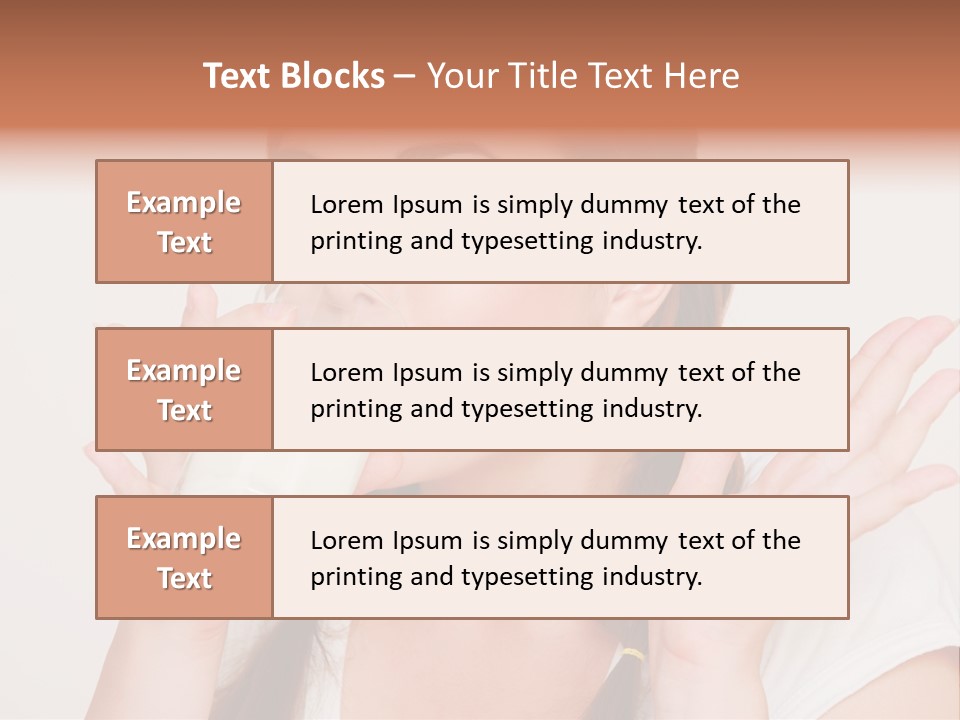 Tropical Beard Real PowerPoint Template
