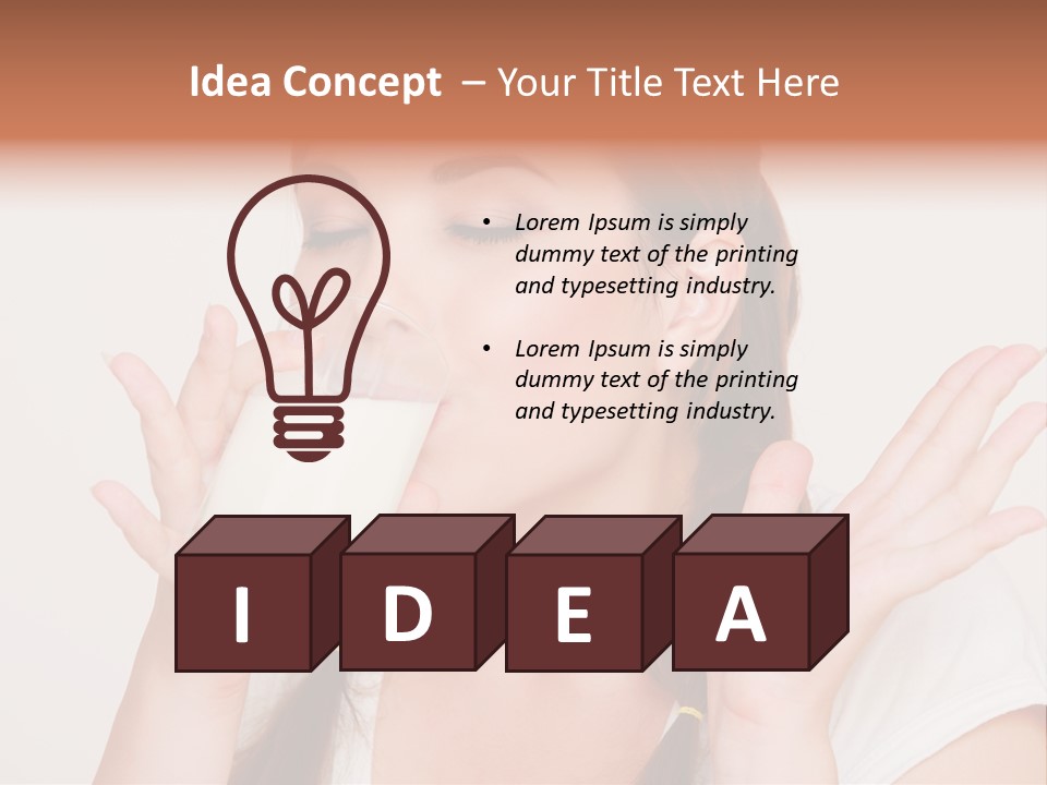 Tropical Beard Real PowerPoint Template