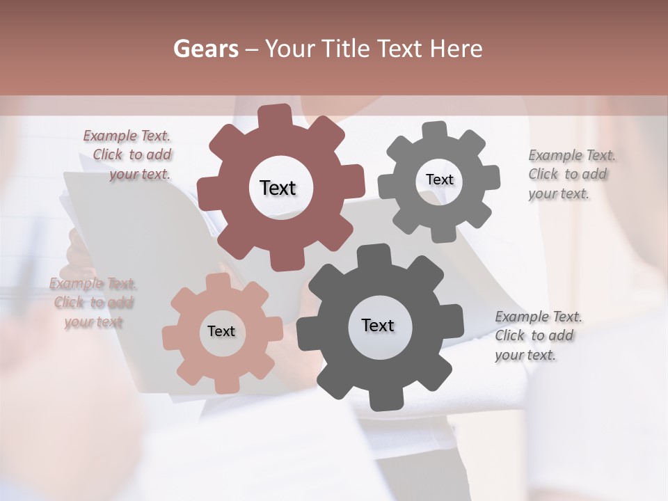 Manager Laughter North American PowerPoint Template