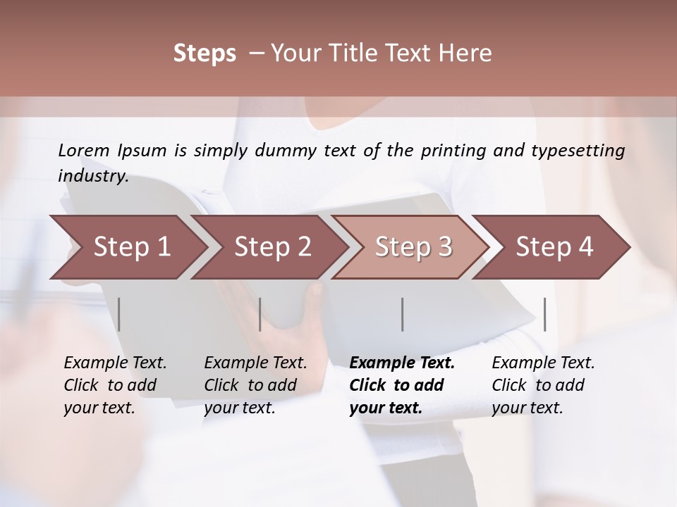 Manager Laughter North American PowerPoint Template